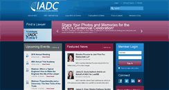 Desktop Screenshot of iadclaw.org