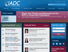 Tablet Screenshot of iadclaw.org
